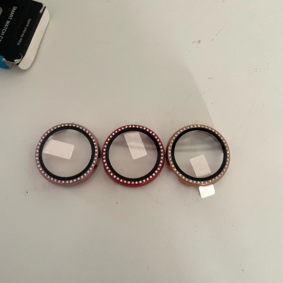 BHARVEST 3-Pack Bling Case for Pixel Watch Cover with Tempered Glass Screen - Picture 5 of 11